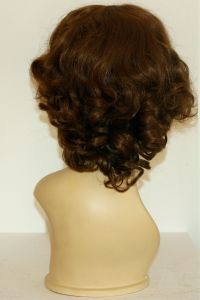 wig curly brown