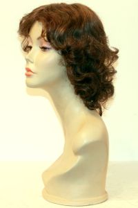 wig Pierre Balmain barcade available for rent: Pierre Balmain curly chestnut brow wig, look from the 30s, wavy hair