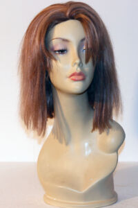 wig med ash blonde hh available for rent: wig medium dark ash blonde, human hair